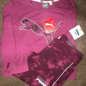 Puma Leggings and Crop Set